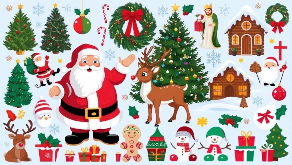 Popular Christmas Clipart Themes