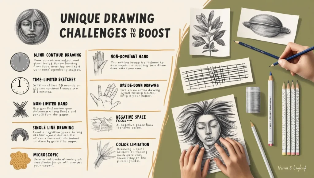 Unique Drawing Challenges to Boost Creativity