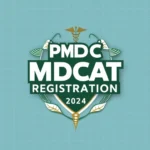 PMDC MDCAT Registration 2024